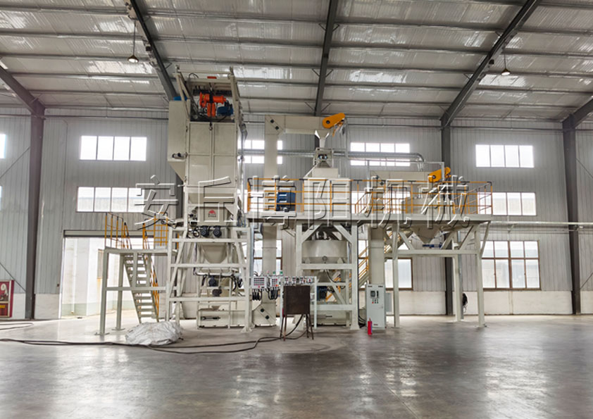 錳粉噸袋拆袋機(jī)無揚(yáng)塵 山東粉料噸包拆包卸料機(jī)客戶現(xiàn)場(chǎng)